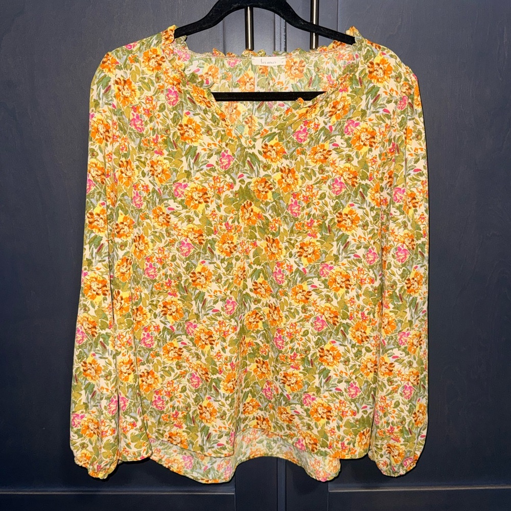 Women's Floral Blouse - Picture 1 of 5